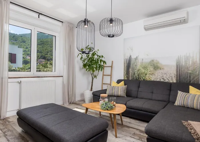 Modern Susanj With Outdoor Pool In